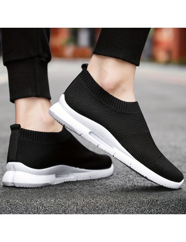 Classic Outdoor Flying Woven Slip On Running Shoes