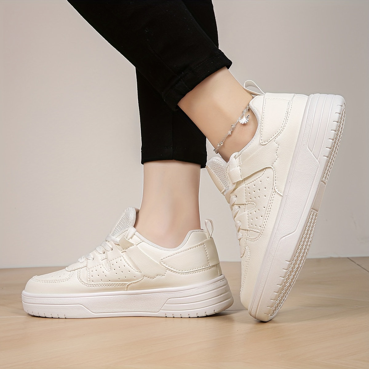 womens stylish flat sneakers casual alce up outdoor shoes womens comfortable low top shoes details 7