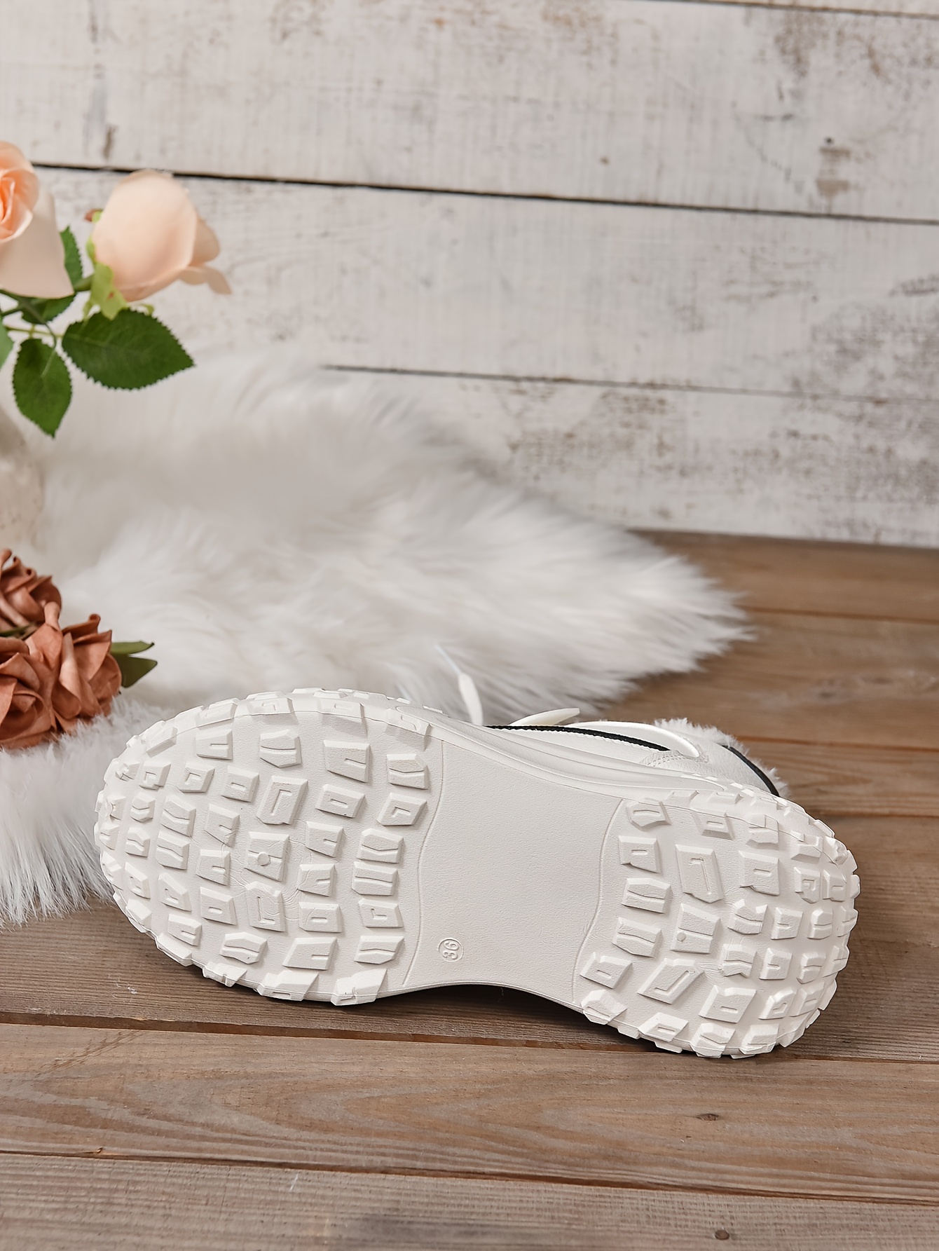 plush lined ankle boots, womens plush lined ankle boots fashion heightening lace up platform boots winter warm outdoor short boots details 9